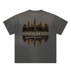 Hand-Frayed Sunfade Paint Splatter T-Shirt