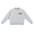 Fleece Side Slit Crewneck Sweatshirt