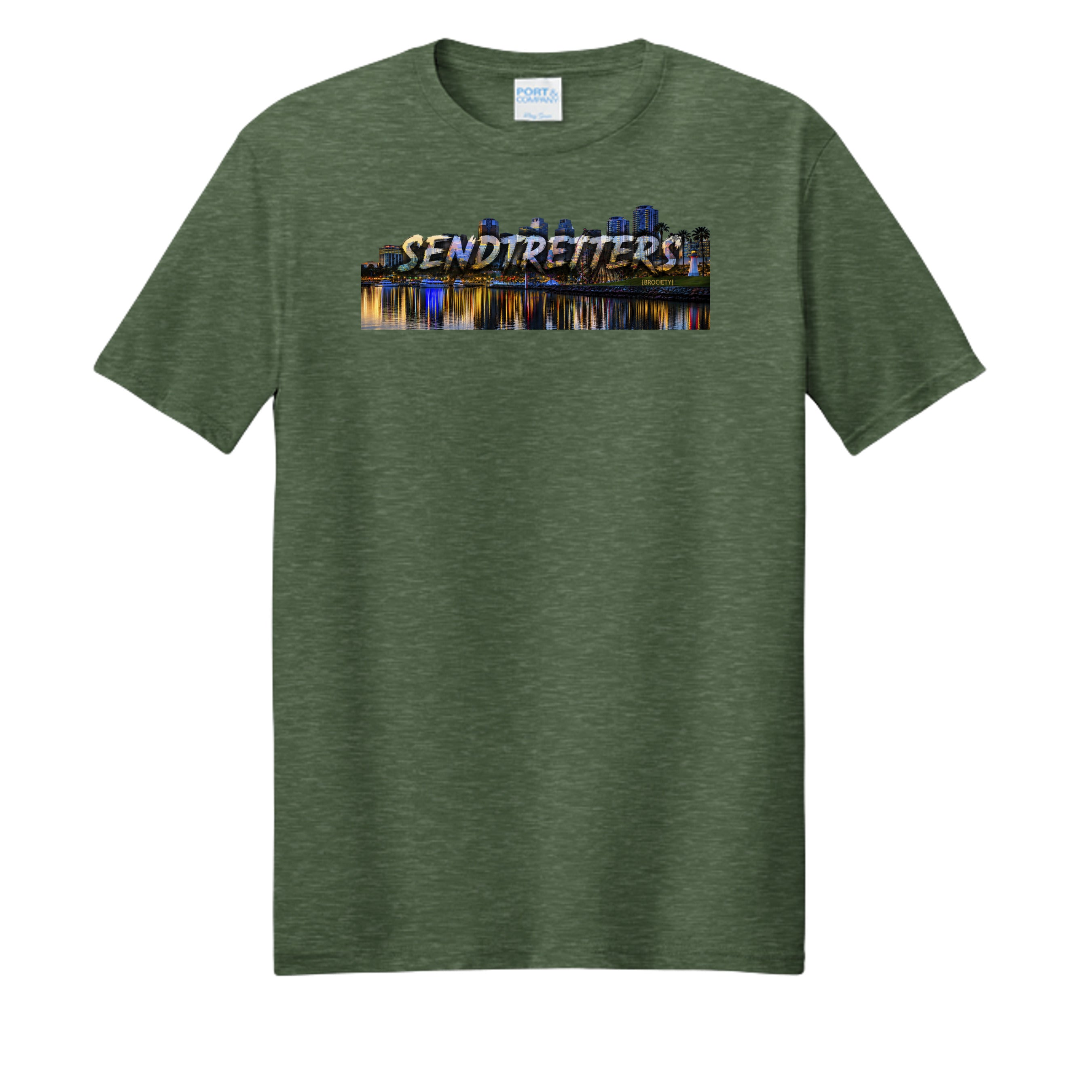 Forest Green Heather - PC455 - FRONT