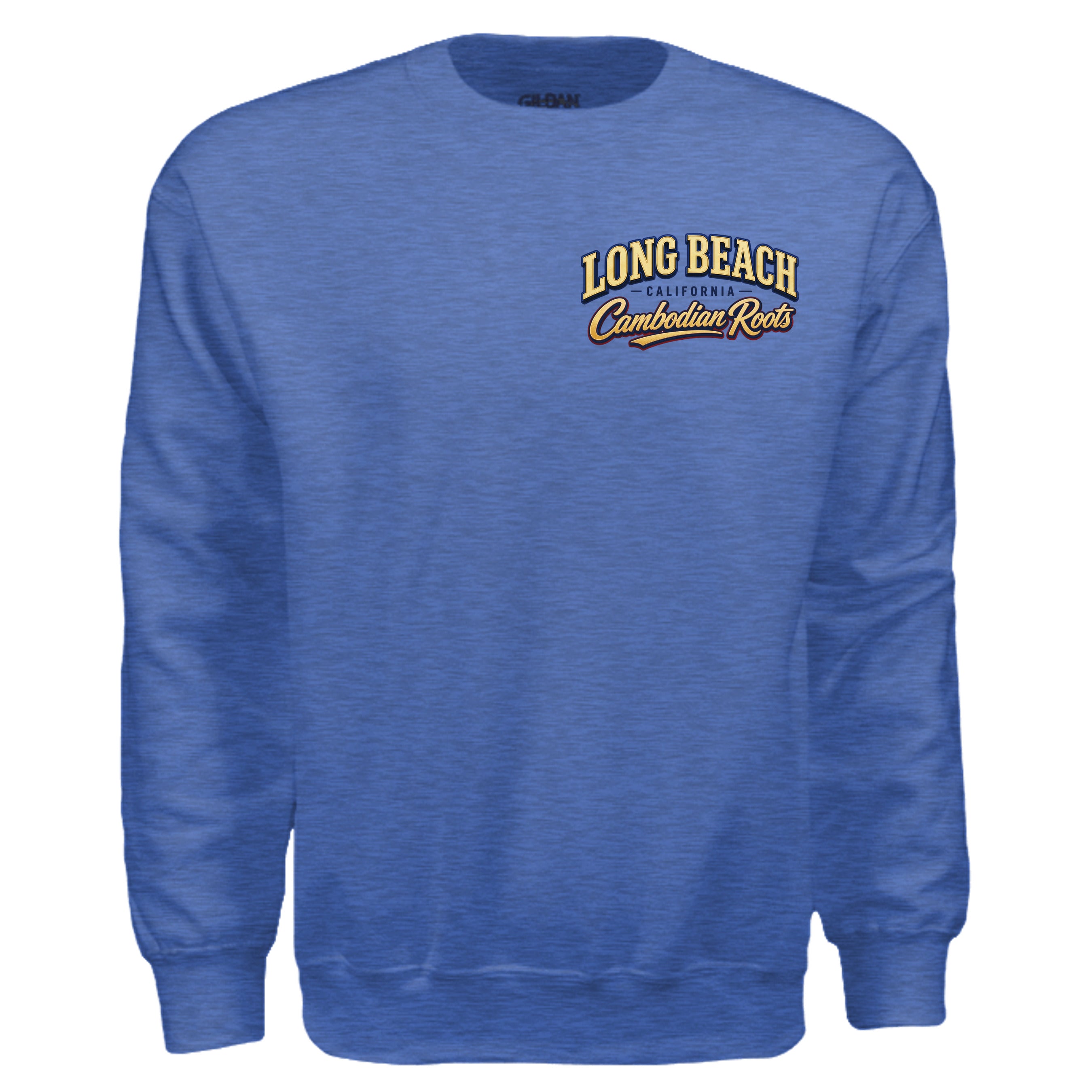 Heather Deep Royal - G180 - FRONT