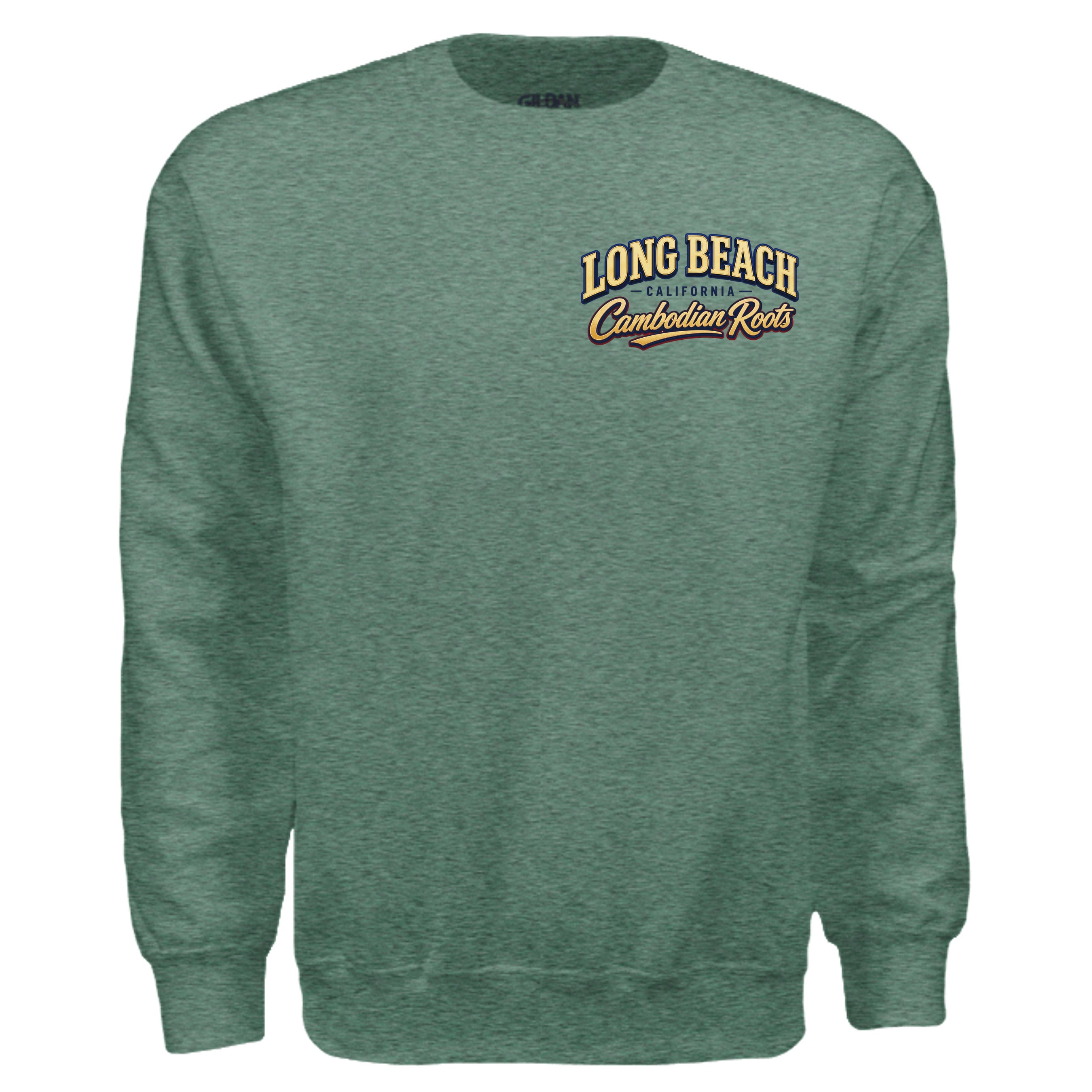 Heather Dark Green - G180 - FRONT